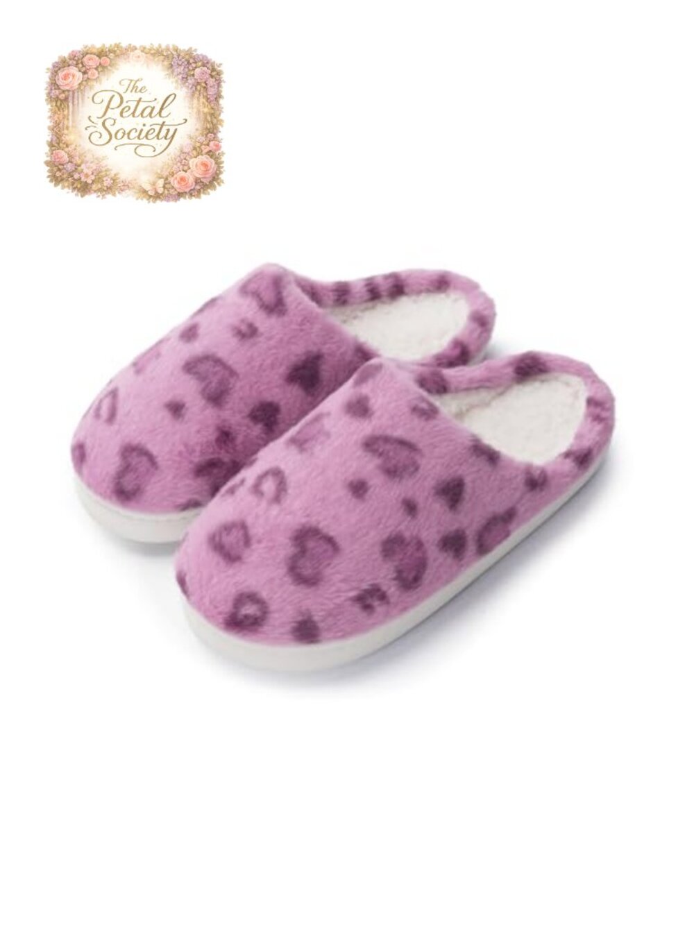 Plush Faux Fur Memory Foam Slippers Cozy Warm House Shoes Indoor Outdoor